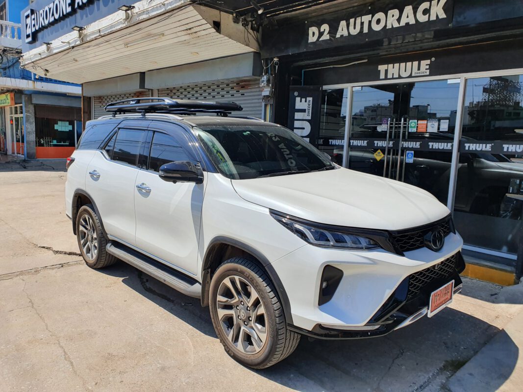 แร็คหลังคา แร็คหลังคามือสอง ถาดวางของบนหลังคา ติดตั้ง toyota fortuner